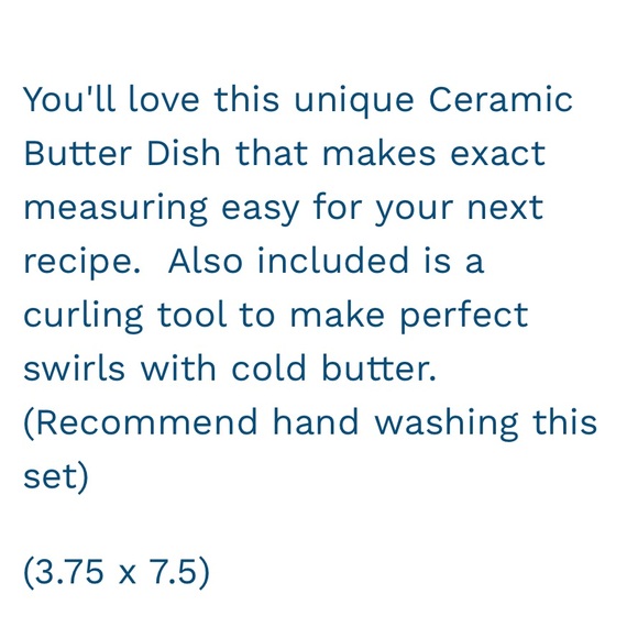 Mud Pie Butter Dish with Curling Knife - Picture 4 of 4